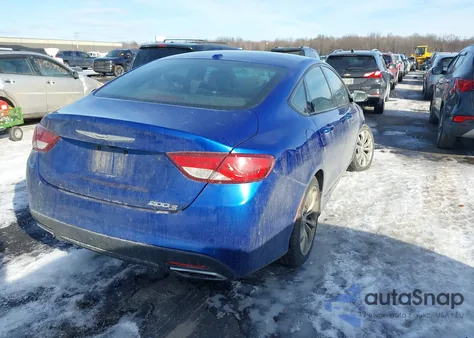 2016 Chrysler 200 S из США, поврежденный, VIN 1C3CCCBB2GN129864